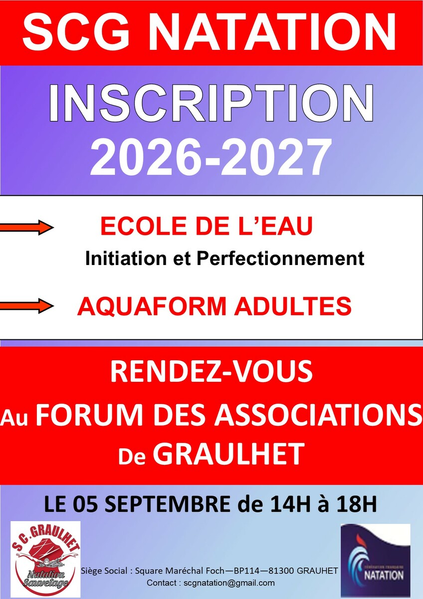 Inscriptions 2026-2027