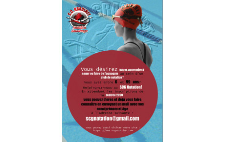 Réinscriptions 2020/2021, reprise des activités le 14 Septembre 2020