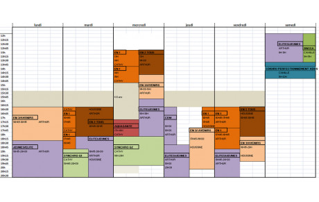 Reprise des activités pour les MINEURS, Planning du 19 Mai au 08 Juin 2021.