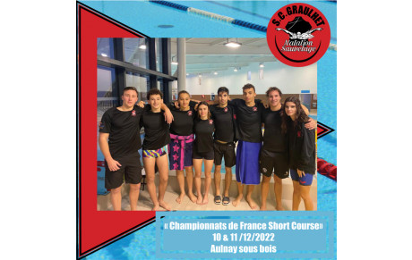 Championnat de France Short Course, 10 et 11 Décembre 2022, Aulnay sous Bois